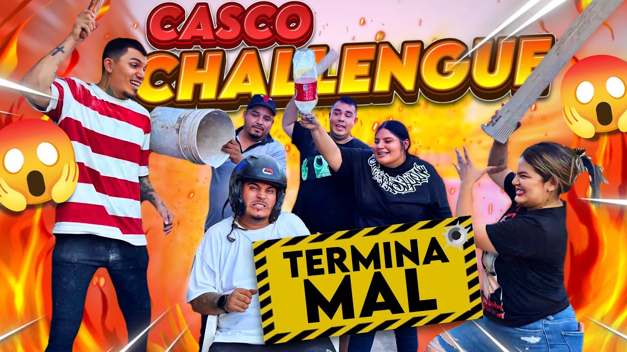 Casco ⛑️challenger sale mal y así termina con @Chule y Chris y @Los Tetas 😱!