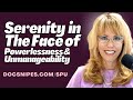 Serenity, Powerlessness & Unmanageability : Coping with Anxiety and Distress