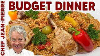 Chicken with Rice Budget Dinner Recipe | Chef JeanPierre