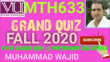 mth633 grand quiz 2020