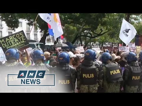 Protests erupt outside of Comelec's main office over election results | ANC