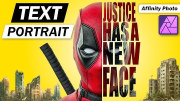 Text Portrait Effect in Affinity Photo