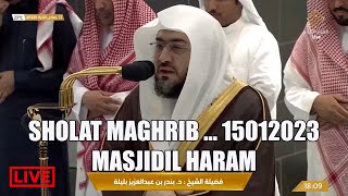 🔴LIVE MEKKAH | MASJIDIL HARAM | MECCA TO DAY | SHOLAT MAGHRIB 15012023 | FHD - ALMUBAROK 1001