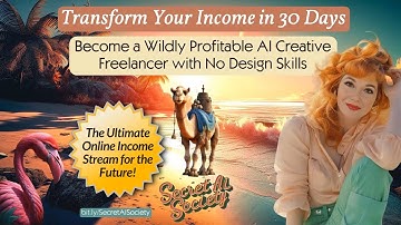 Transform Your Income in 30 Days    Become a Profitable AI Creative Freelancer with No Design Skills