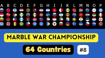 64 Countries Marble Territory War Championships Tournament - The Epic Battle For World Domination #8