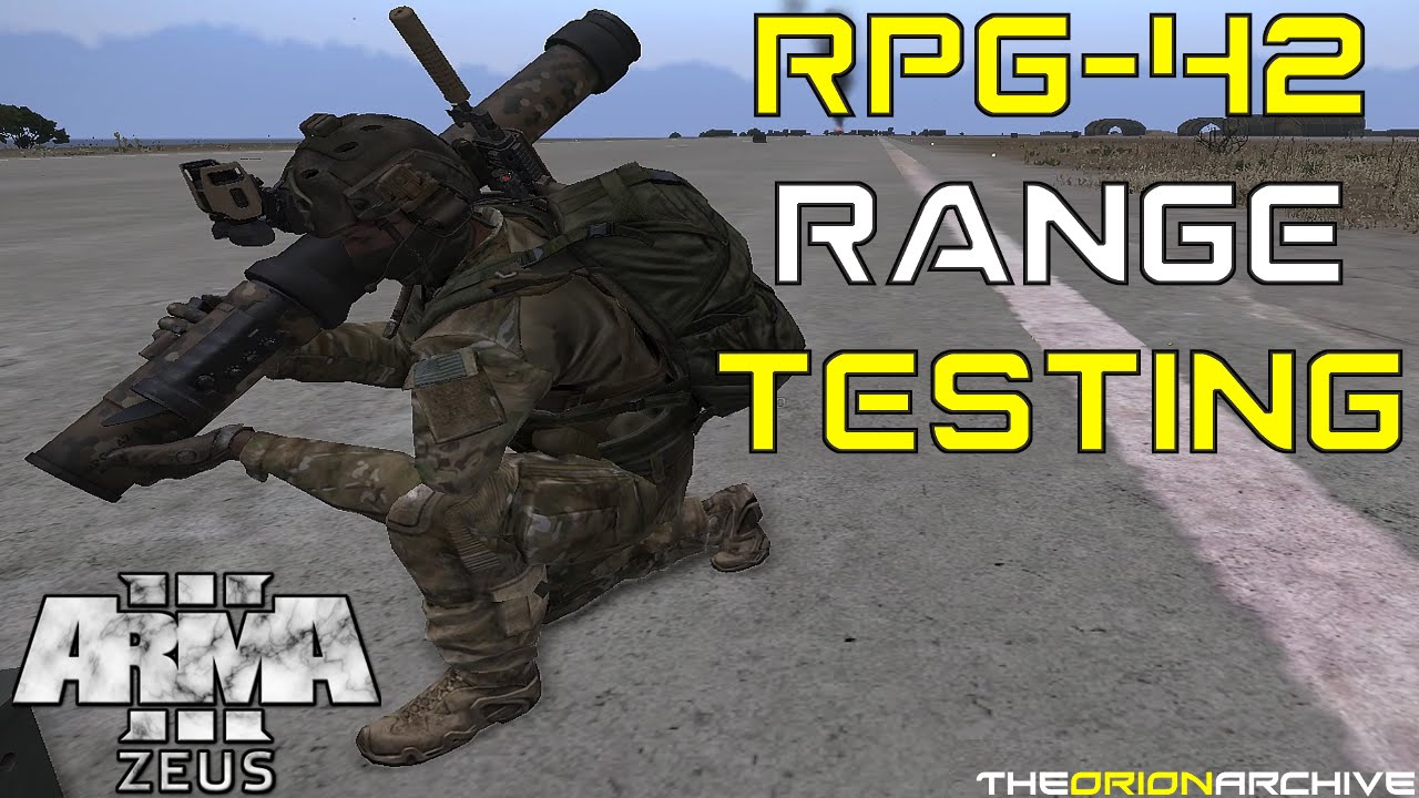 ArmA 3 RPG 42 Alamut Range Testing (with Zeus Perspective) YouTube