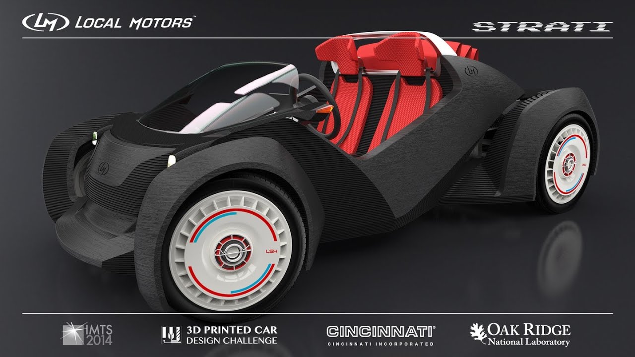 Costruire unauto con una stampante 3d in 44 ore un italiano e il ... Costruire un auto