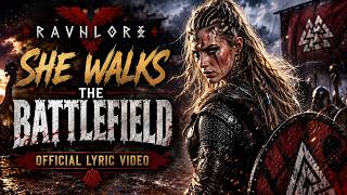 Download lagu She Walks the Battlefield ⚔️ Lyric Video | RAVNLORE