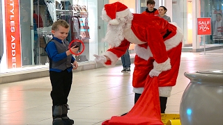 SANTA GIVES KIDS COAL PRANK  (COPS CALLED)