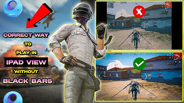 HOW TO GET IPAD VIEW ON PUBG MOBILE EMULATOR GAMELOOP | NO BLACK BARS & BLUR (2025)