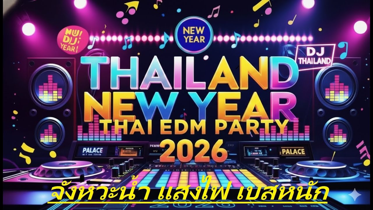 Thai EDM 2026💦 จังหวะน้ำ แสงไฟ เบสหนัก | DJ Thailand on EDM Party Thailand