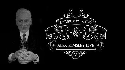 Alex Elmsley Lecture