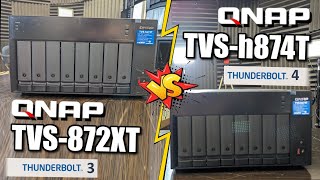 QNAP TVS-h874T vs TVS-872XT NAS - Which Thunderbolt NAS Should You Buy?