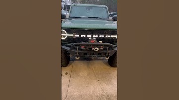 The dynamic led letters badge suitable for ford bronco car model #broncos #fordbronco