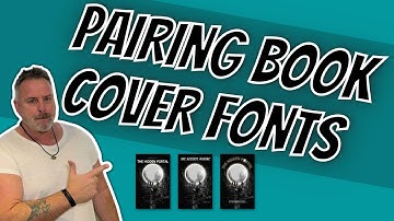 How to Pair Fonts for Book Covers. Font Pairing for Titles and Author Names.