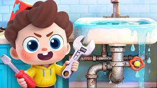 fix water pipes good habits preschoolers babybus