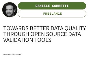 Towards better data quality through open source data validation tools