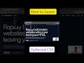 how to learn tailwind css #ytshorts #coding #css #tech