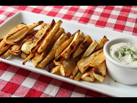 Oven "Grilled" Parsnips Recipe -- Roasted Parsnips Appetizer and Side Dish