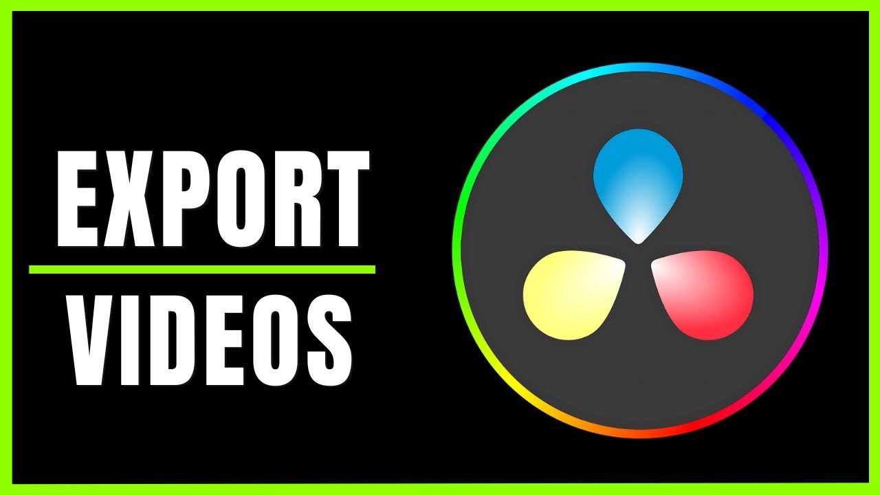 How to Export Video in Davinci Resolve 19 - YouTube