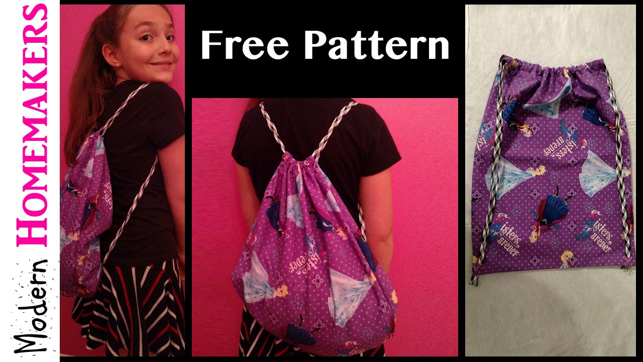 How To Make A Drawstring Bag (Part 1) YouTube