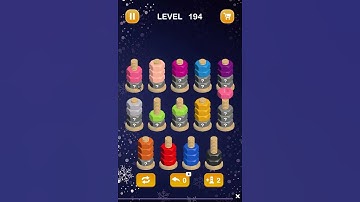 Nut Sort | Color Puzzle | Level 194 | Mobile Games