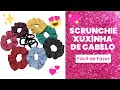 Faça seu SCRUNCHIE, Xuxinha, prendedor de cabelo / Fácil / Tutorial de costura passo a passo