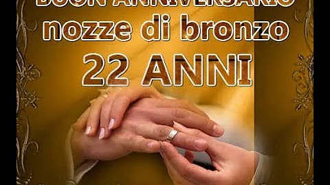 Che nozze sono 22 anni di matrimonio?