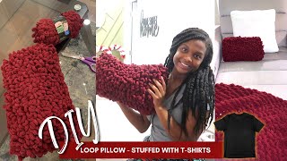 How To Make A Loop Pillow - Last Minute DIY Christmas Gift 2021