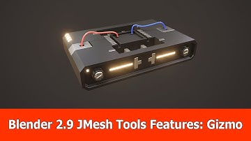 Blender 2.8 / 2.9 Hard Surface Modeling : JMesh Tools new Features