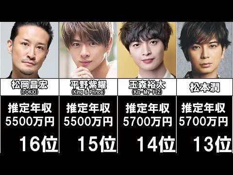 【2021年最新】ジャニーズ個人年収ランキングTOP30！本当に稼いでるのは誰？