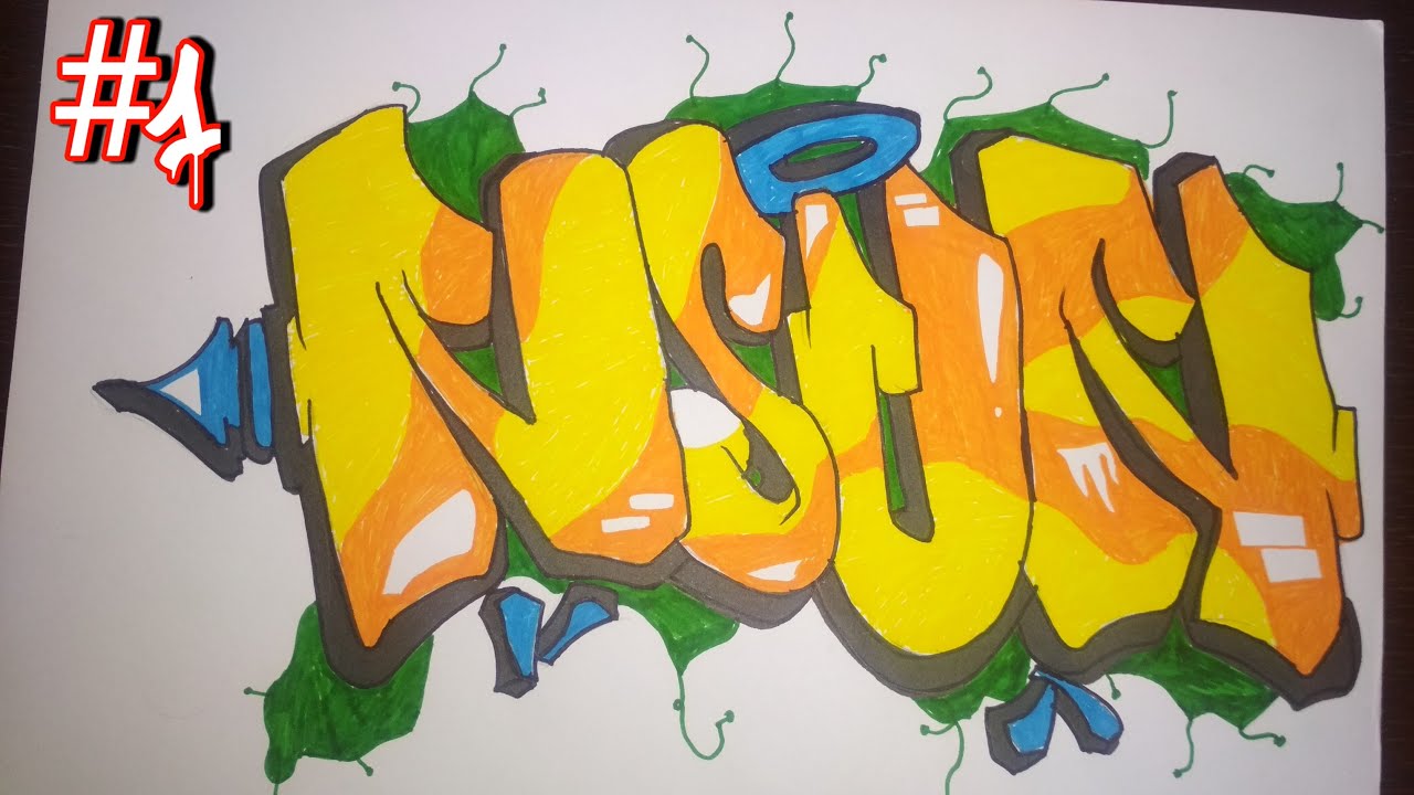 GRAFFITI SKETCH - NYEKET DI KERTAS. - YouTube