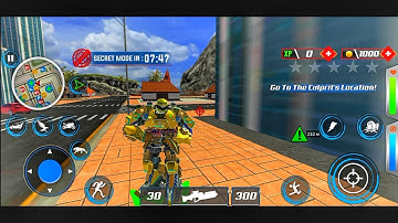 Flying Hawk Robot Car Game - Android Gameplay