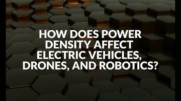 The Impact of Power Density on EVs, Drones, and Robotics | TDPS Insights