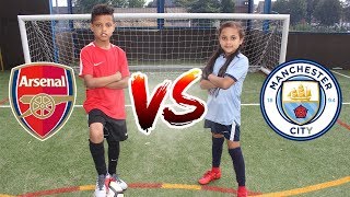 FOOTBALL CHALLENGE | PENALTY SHOOTOUT CHALLENGE | TASH BALLER VS MY SISTER