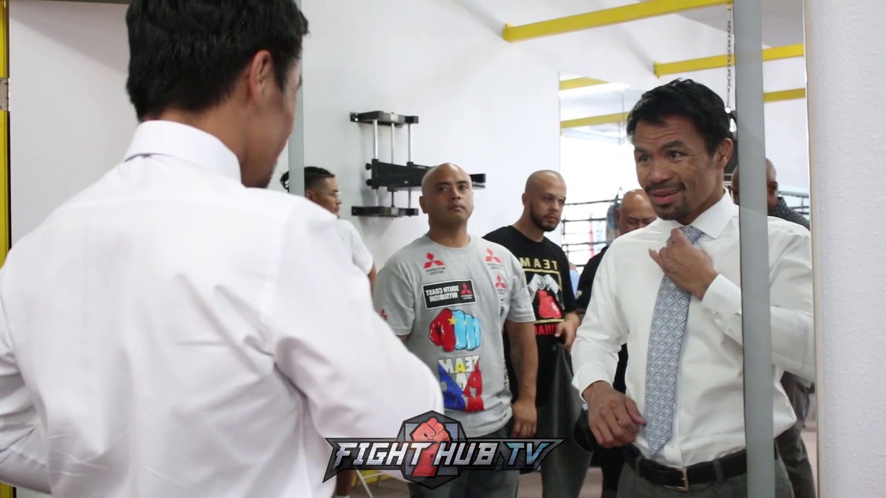 boxing news pacquiao AFTER TRAINING MANNY PACQUIAO GETS DRESSED LIKE A BOSS, HEAD TO TOE