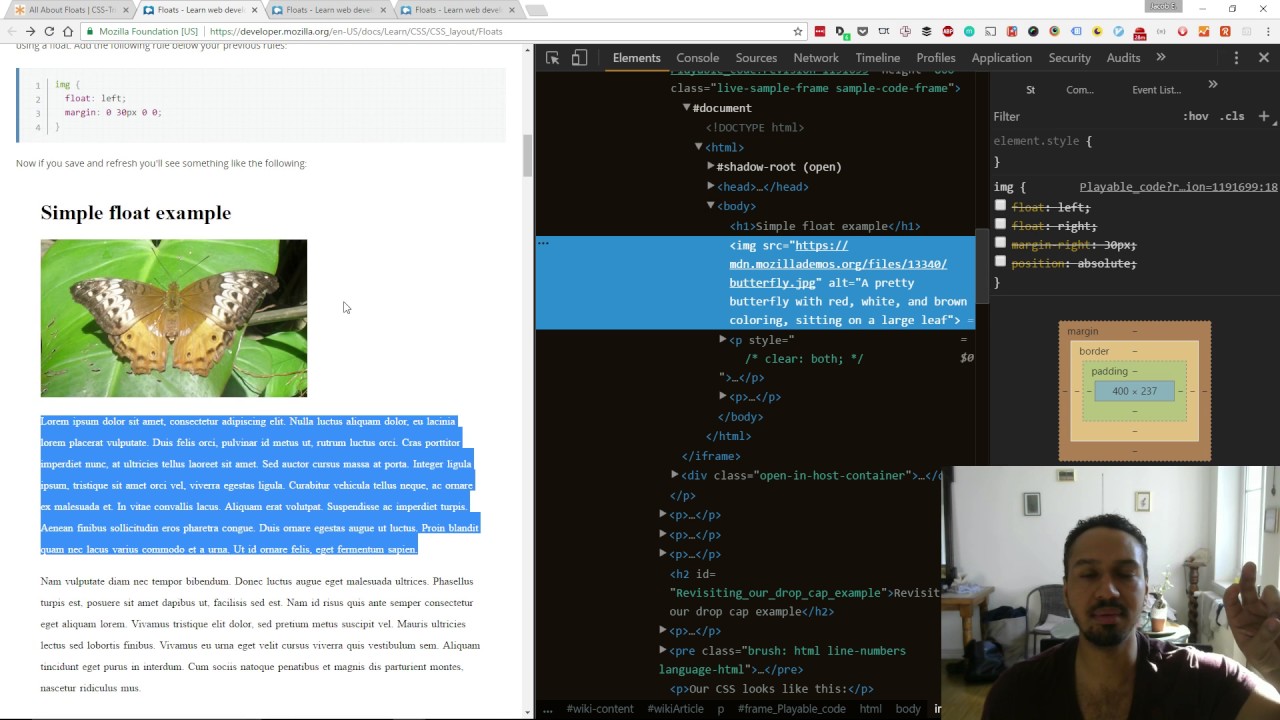 What are CSS Floats? Describe how they work. YouTube