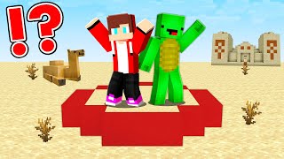 JJ And Mikey Survive In DESERT CIRCLE In Minecraft - Maizen