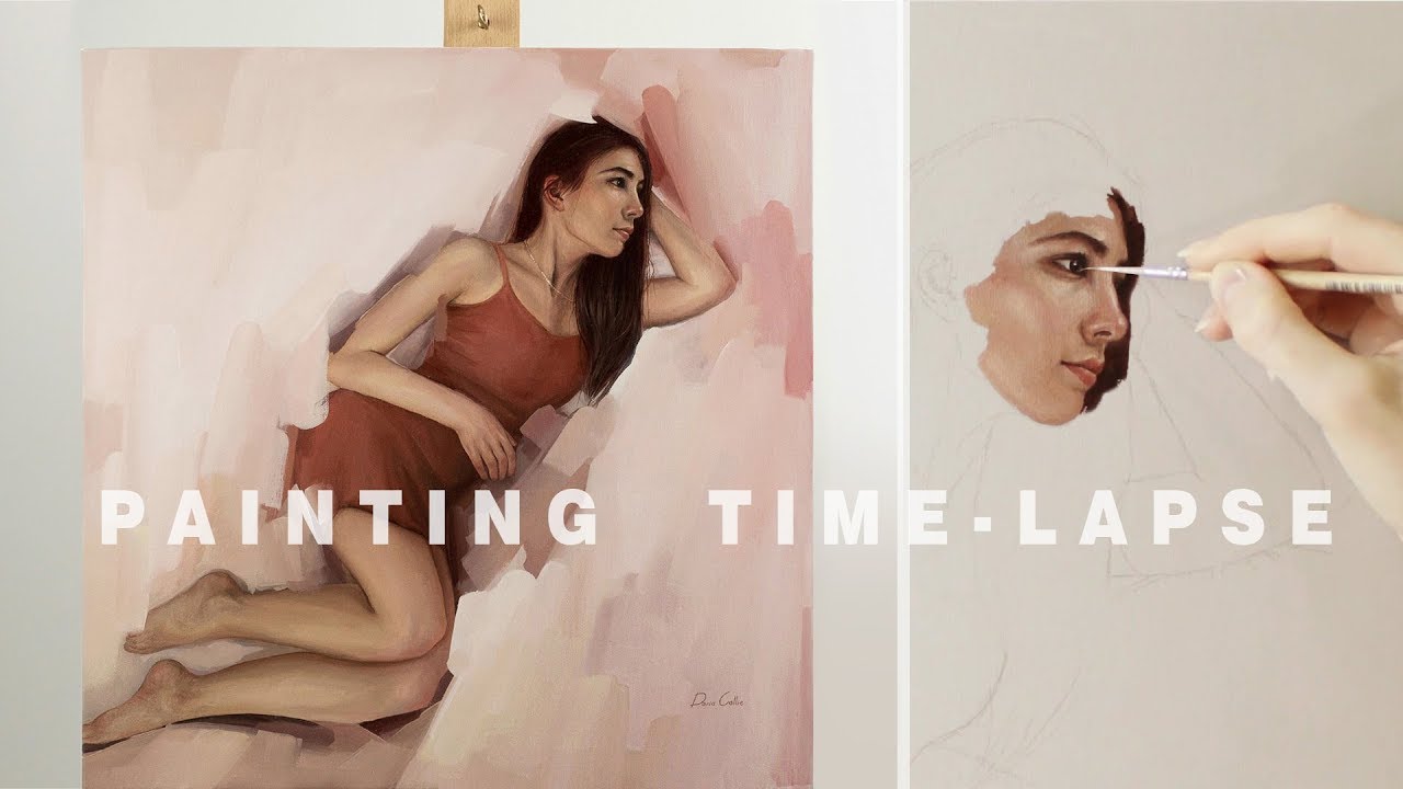 ⁣PAINTING TIME-LAPSE || Oil on canvas