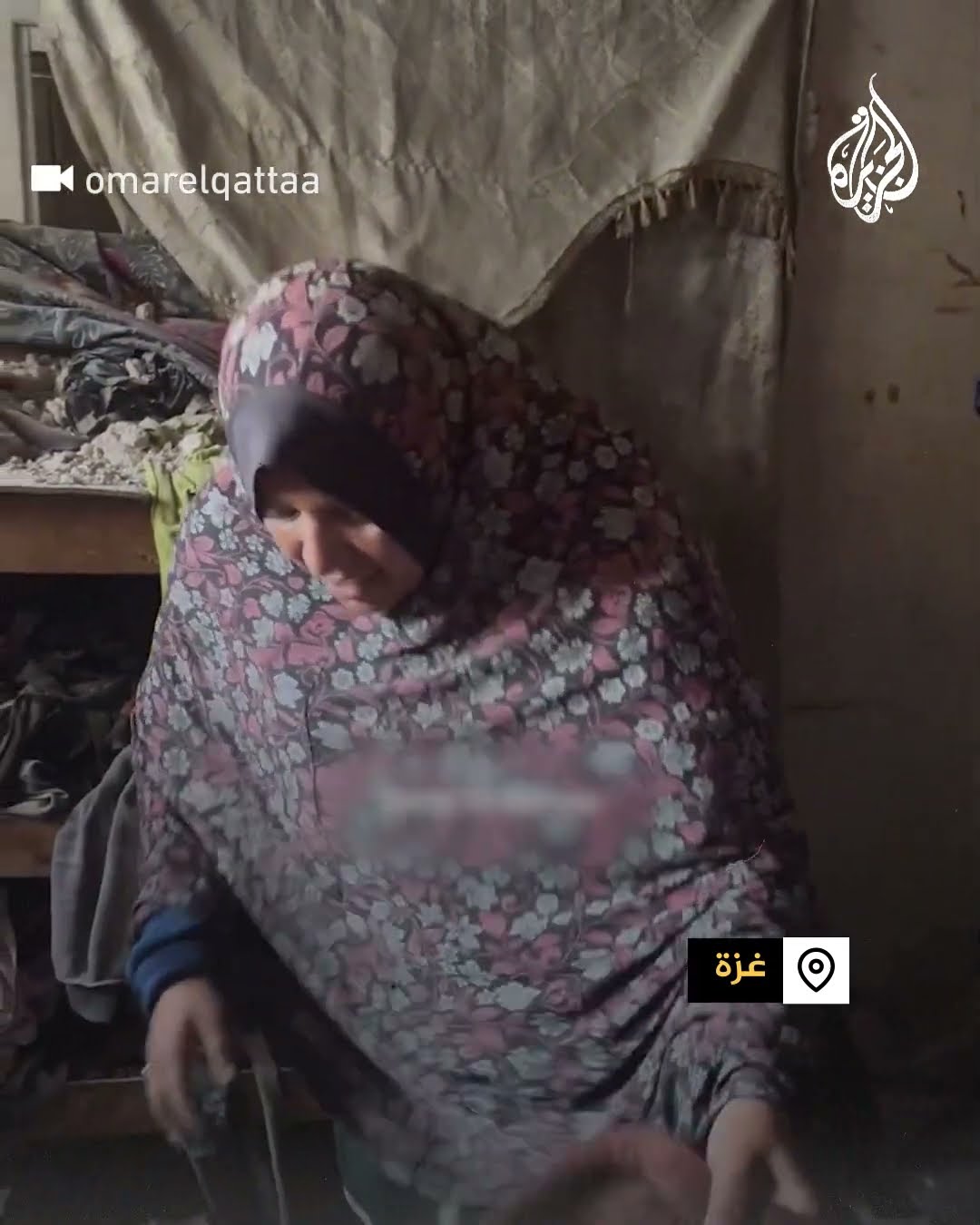 غزة.. سيدة تروي كيف نجت مع أطفالها من موت محقق