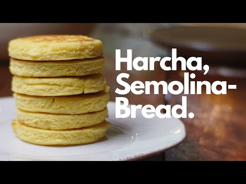 How To Make Harcha - Moroccan Semolina Pan-Fried Bread Recipe