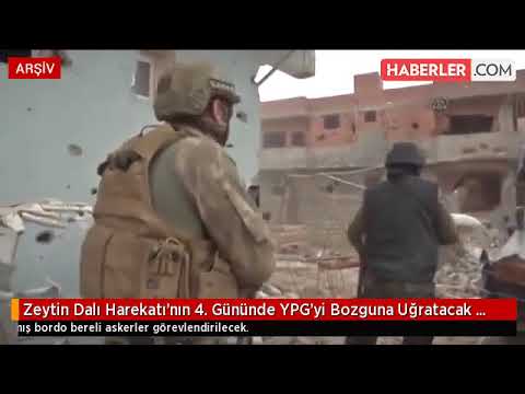 Afrin'de Bordo Bereliler, Sahaya İniyor