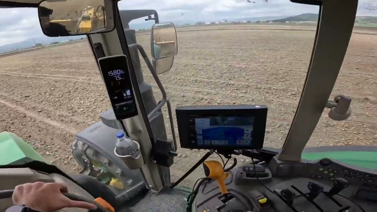 ÇELTİK TAVALARINA TESVİYE İŞLEMİ ( john deere 6120M FJ dynamics )