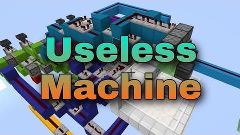 The most Compact useless machine in minecraft (Tutorial)
