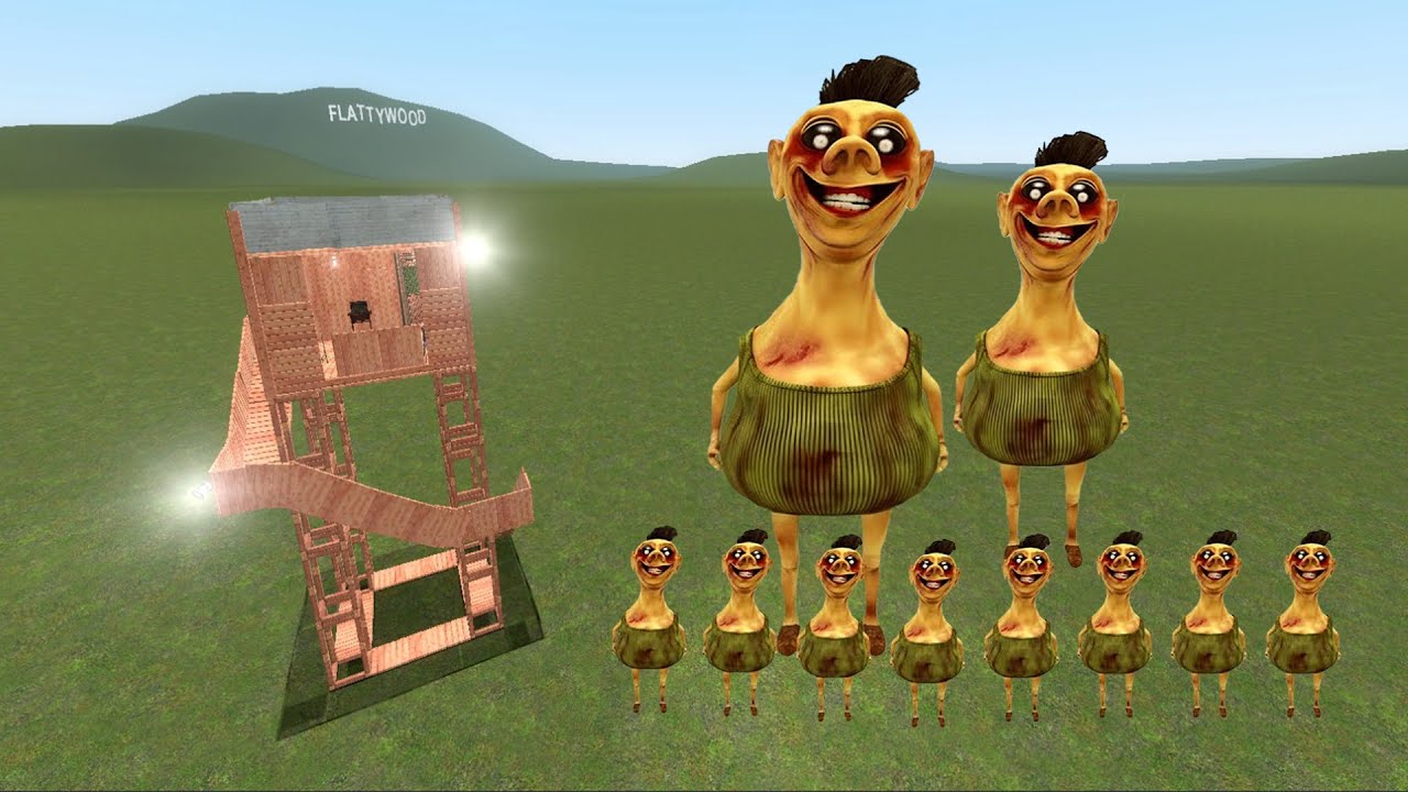 Hamood Habibi Nextbots Vs Houses - Garry's Mod