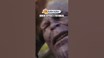 How to snap anything like Thanos in Blender #blender3d #blender #3d