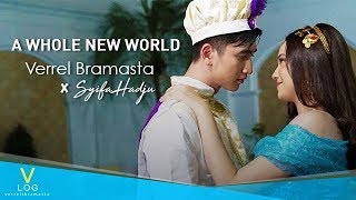 Verrel Bramasta Feat Syifa Hadju - A whole new world (cover) 4K