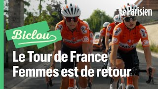 Avec les coureuses de l’équipe St Michel-Auber 93, en pleine préparation du Tour de France Femmes