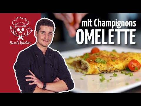 Video: Omelett Mit Hühnchen Und Champignons