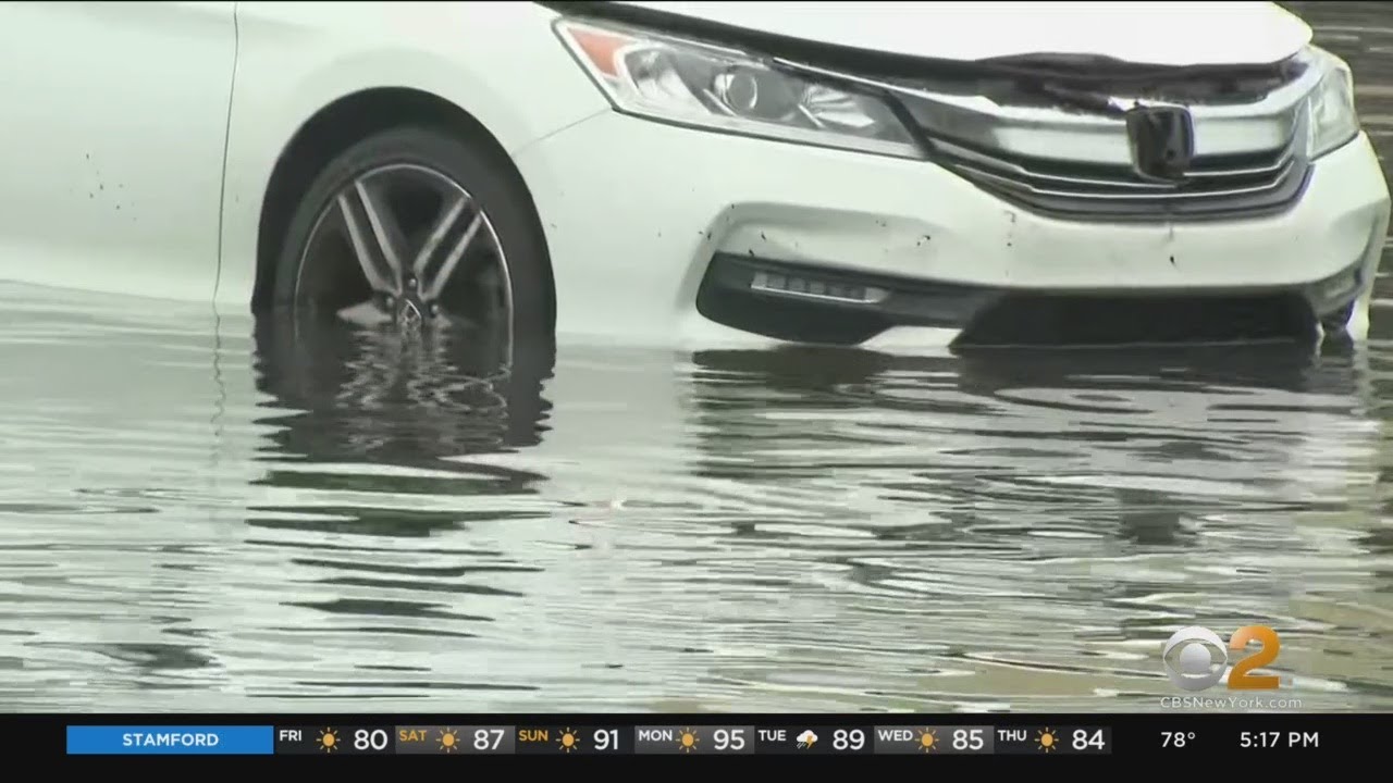 Rain Causes Serious Flooding In New Jersey - YouTube